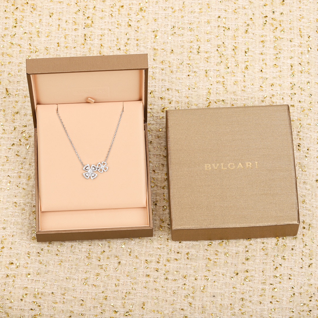 Bulgari Petal Diamond Necklace