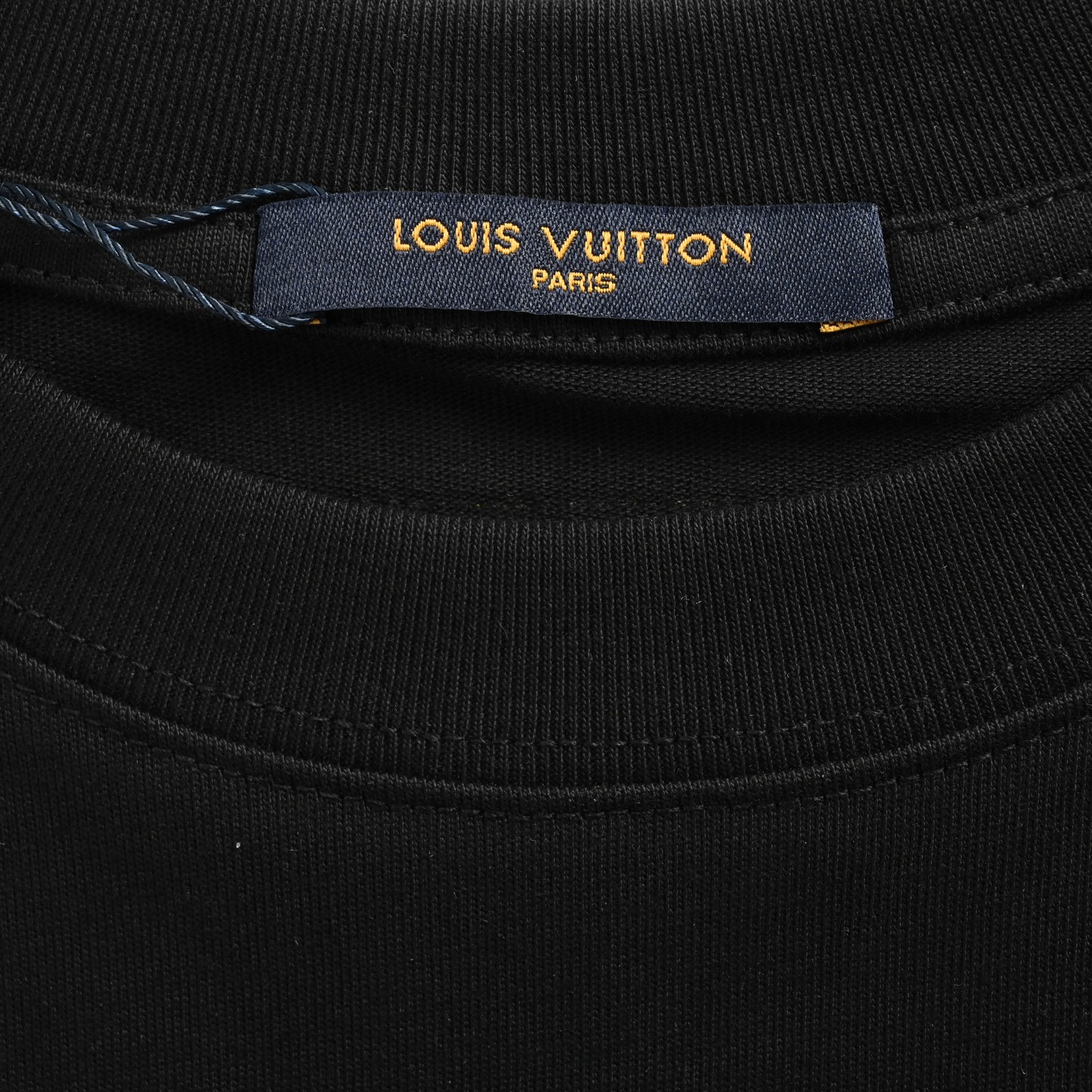 Louis Vuitton 25ss pearl hot diamond logo reflective letter print short sleeve
