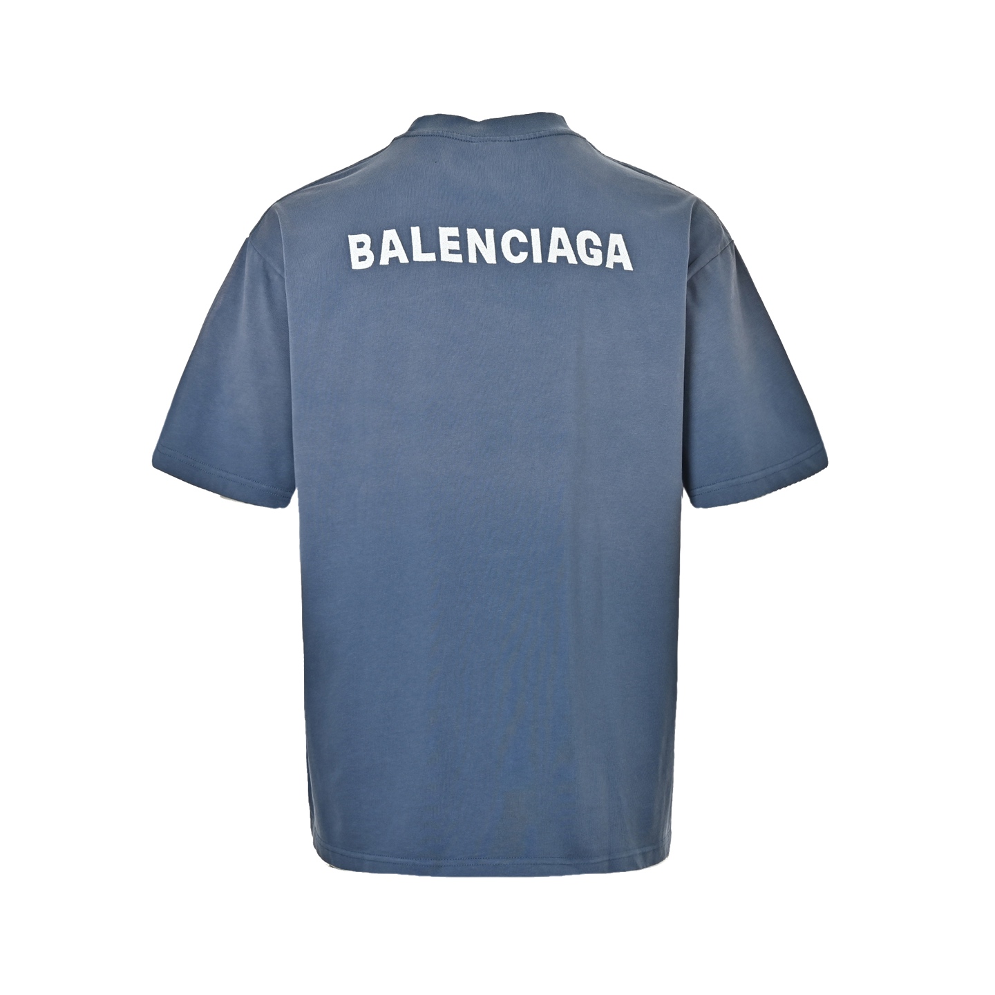 Balenciaga 25ss front and back letter embroidered short sleeves