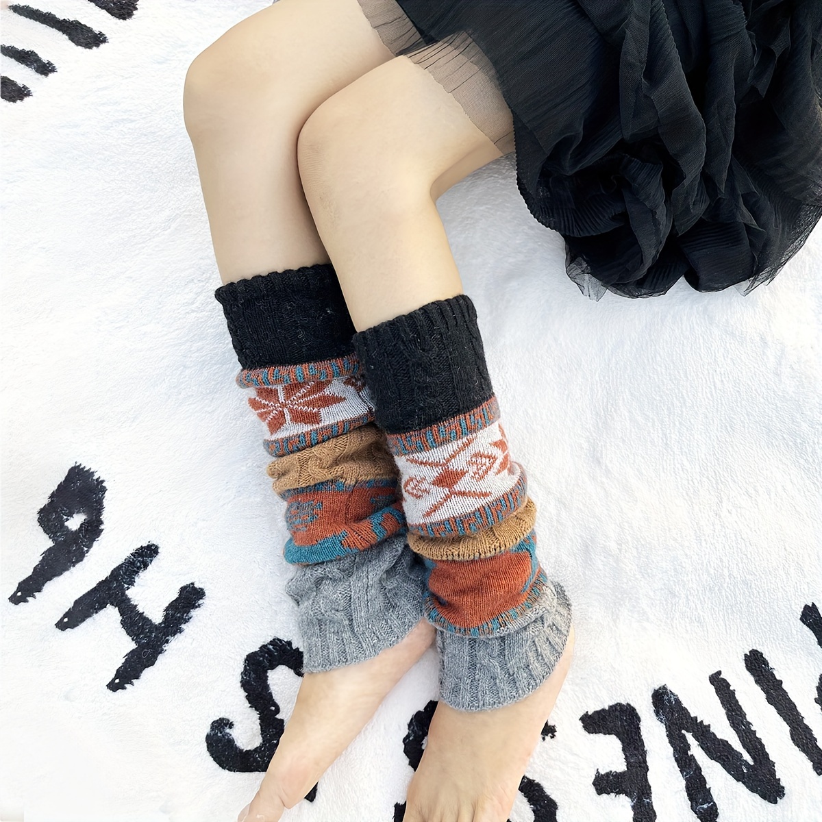 🎄CHRISTMAS ON SALE🎄Bohemian Knit Wool Leg Warmers