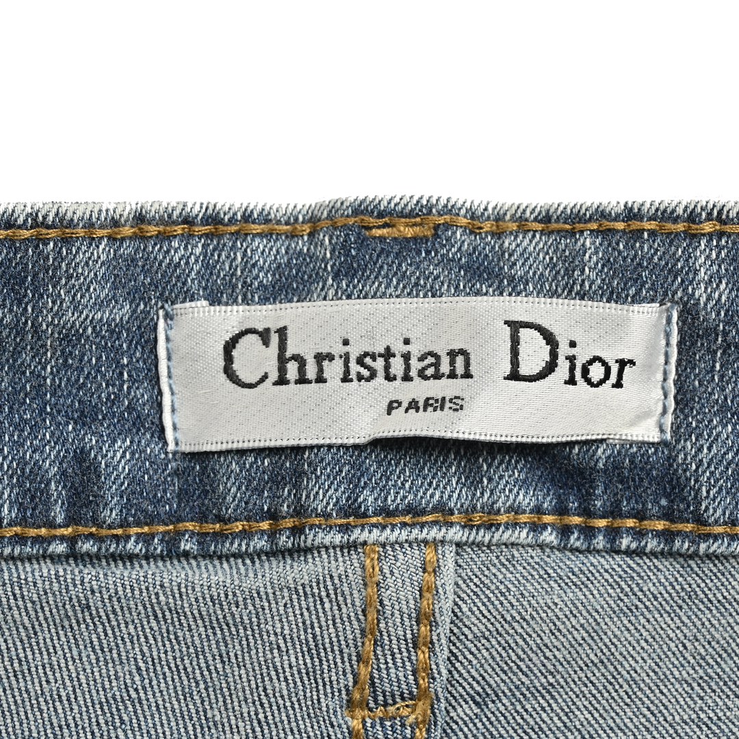 Dior classic monogram pocket jeans