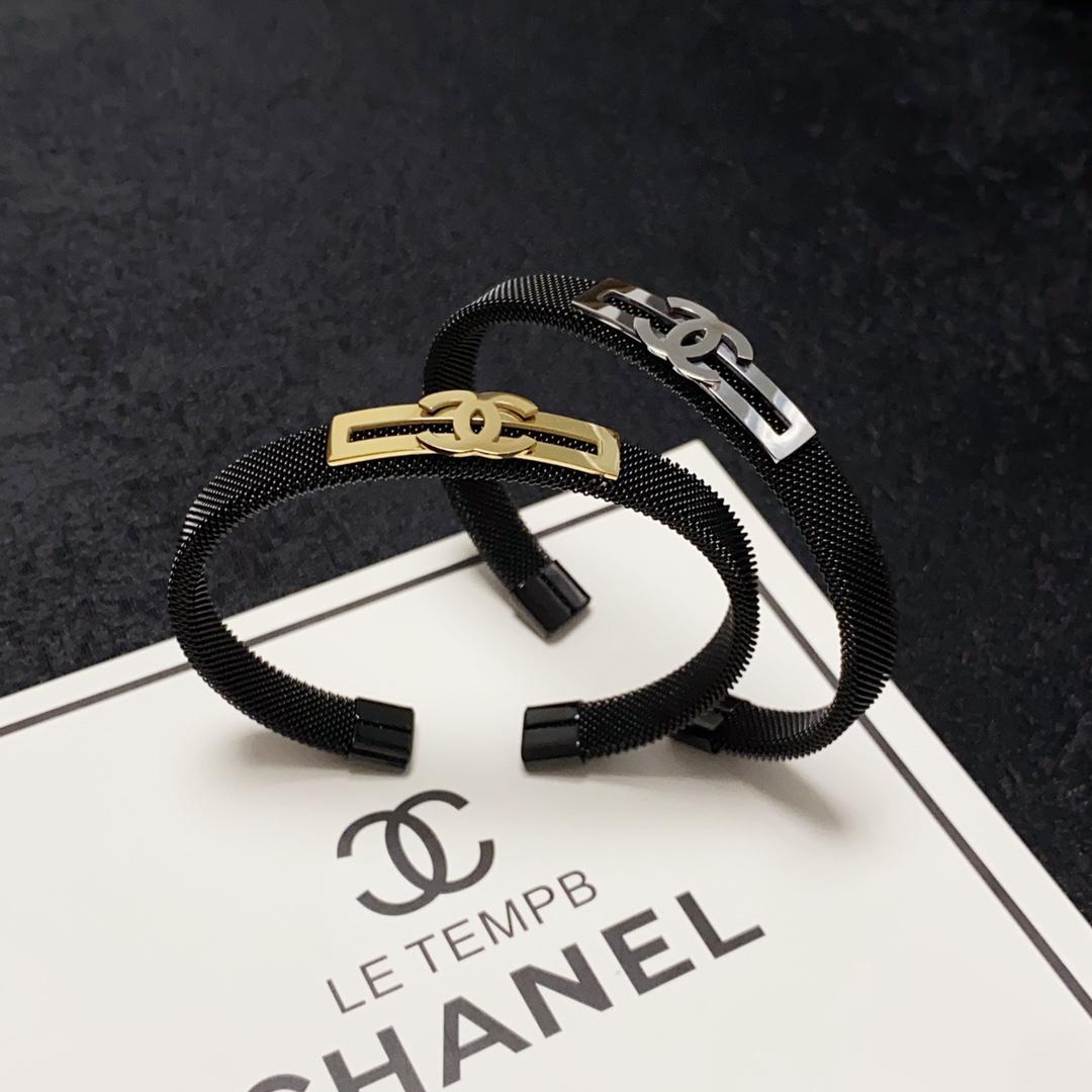 Chanel carbon black bracelet