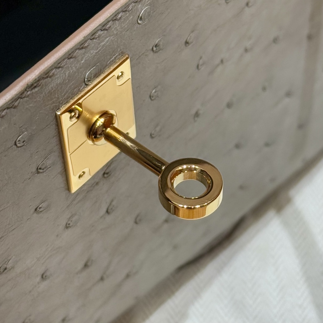 Hermes Kelly Pochette1 80Gris perle handbag (handmade to order)
