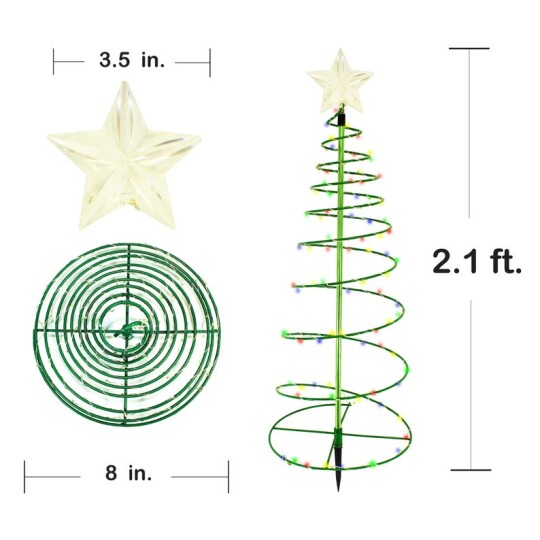 Solar Metal LED Christmas Tree (🔥Buy 2 Get 1 Free & Free Shipping)