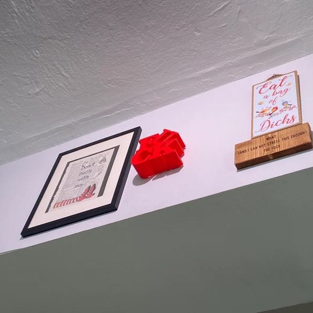 Fuck Ornamental Art Piece | Positive expressions about Fuck