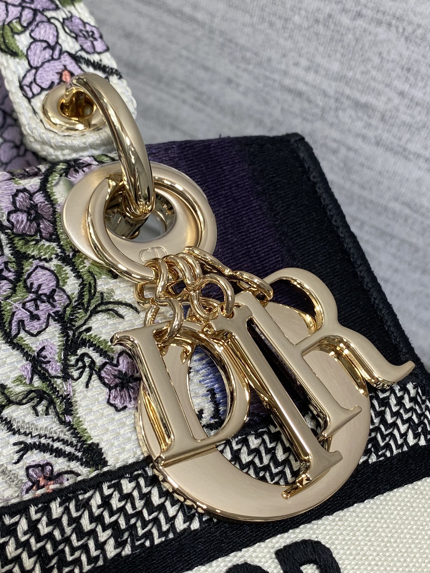 Dior Lady Summer Collection Embroidered Lady Bag