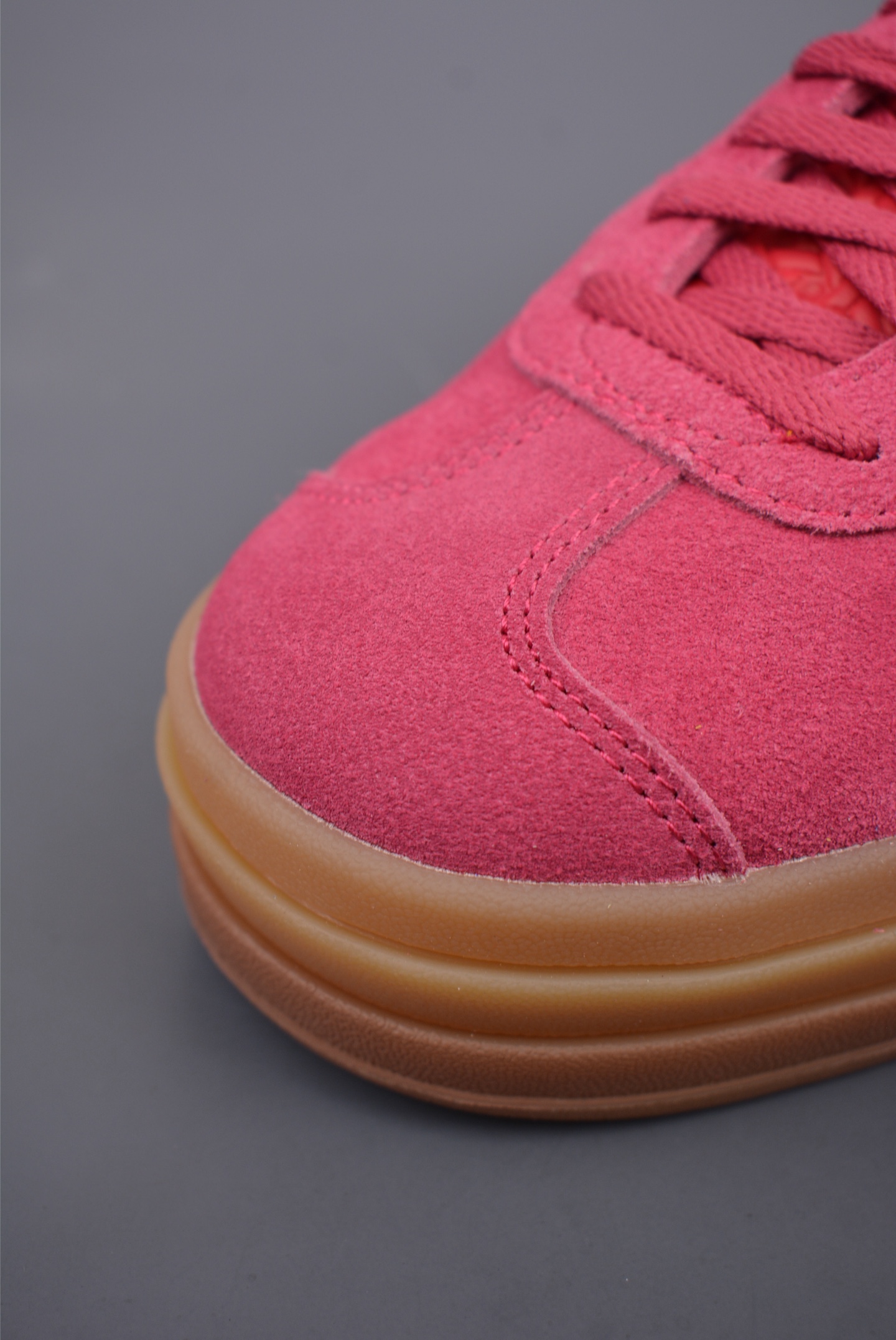 Adidas Originals Gazelle Bold W Sneakers Rose Red Rubber Thick Sole ID6997