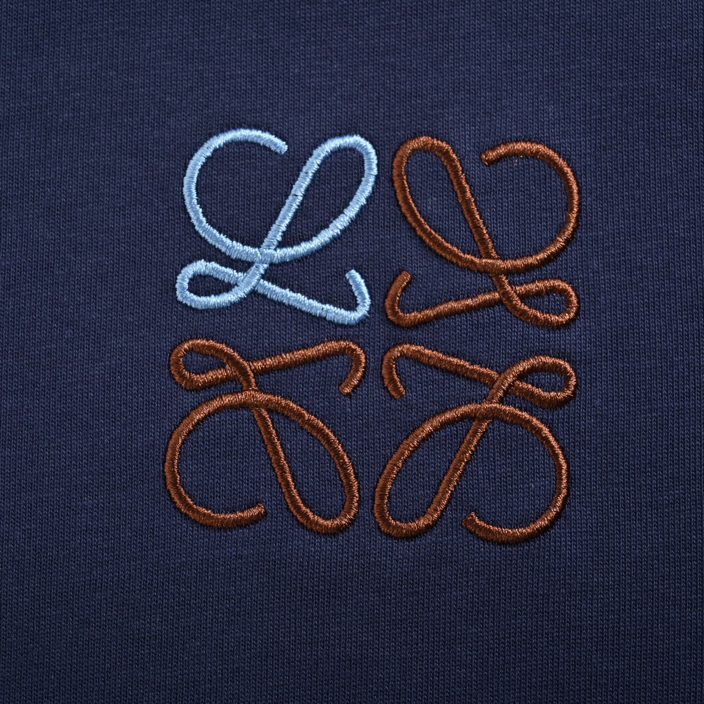 Loewe 25ss embroidered logo short sleeve