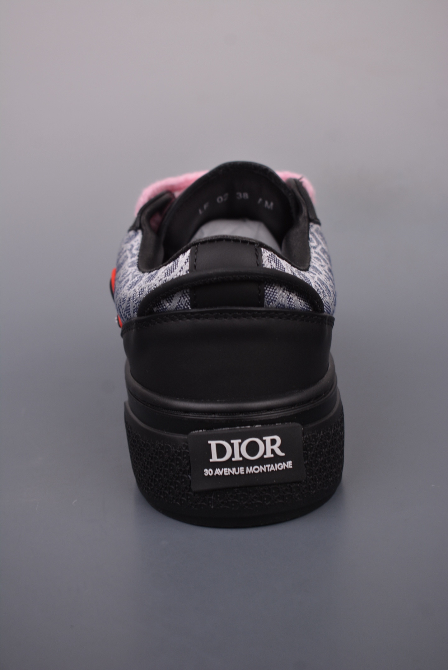 Dior B33 Low Top Sneakers Black and Pink Snake Year Limited Edition 3SN303ZEY