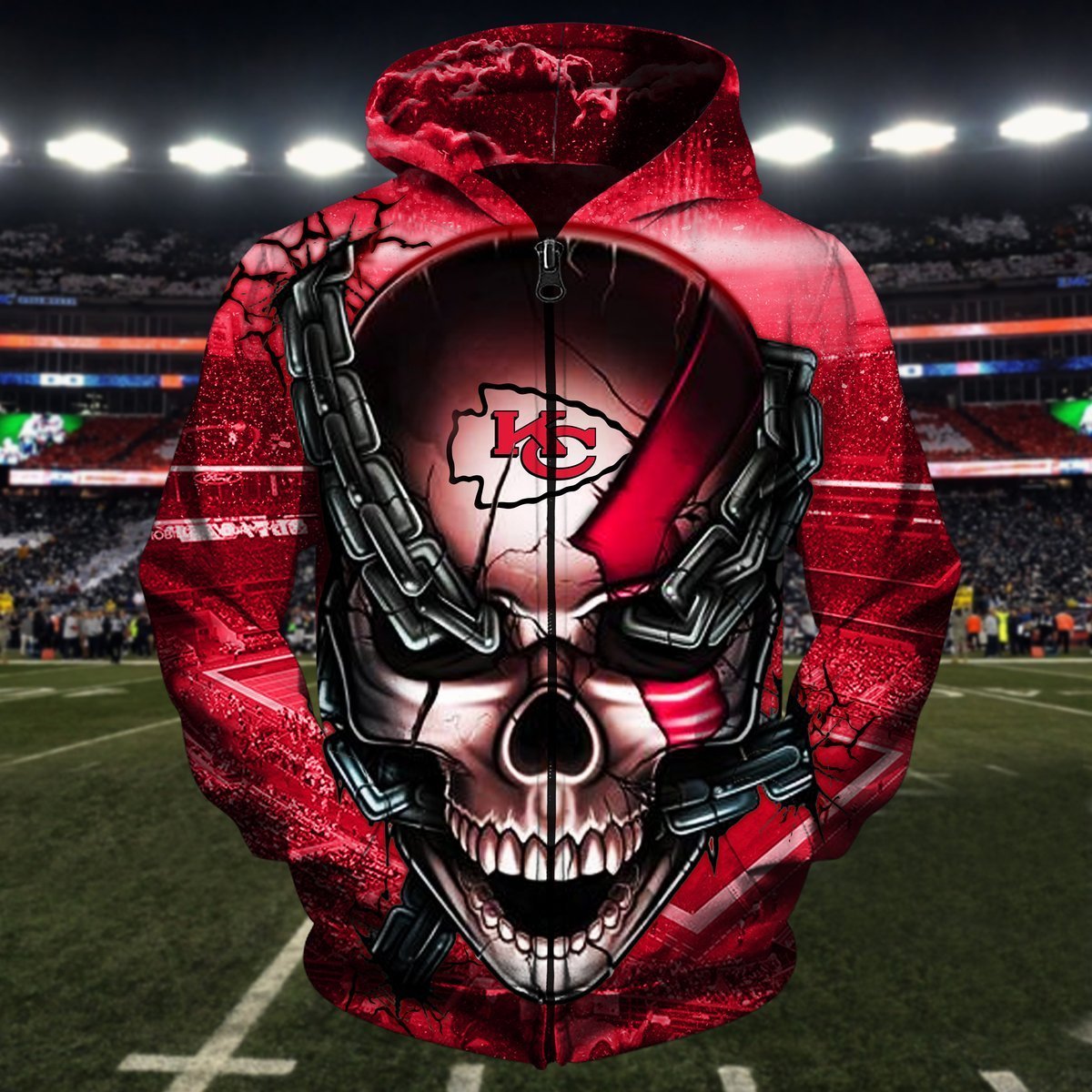 CHIEFS HOODIE VIP23 SKULL