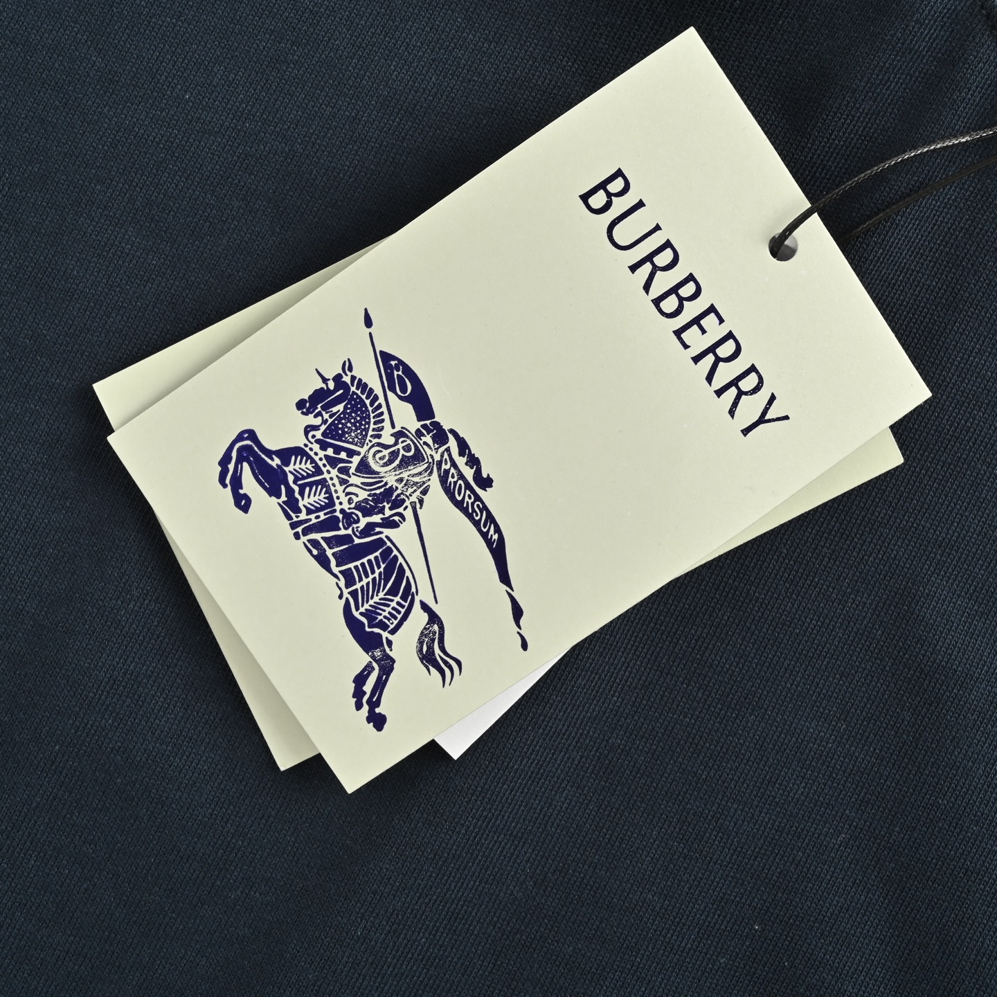 Burberry 25ss collar letter jacquard short sleeve