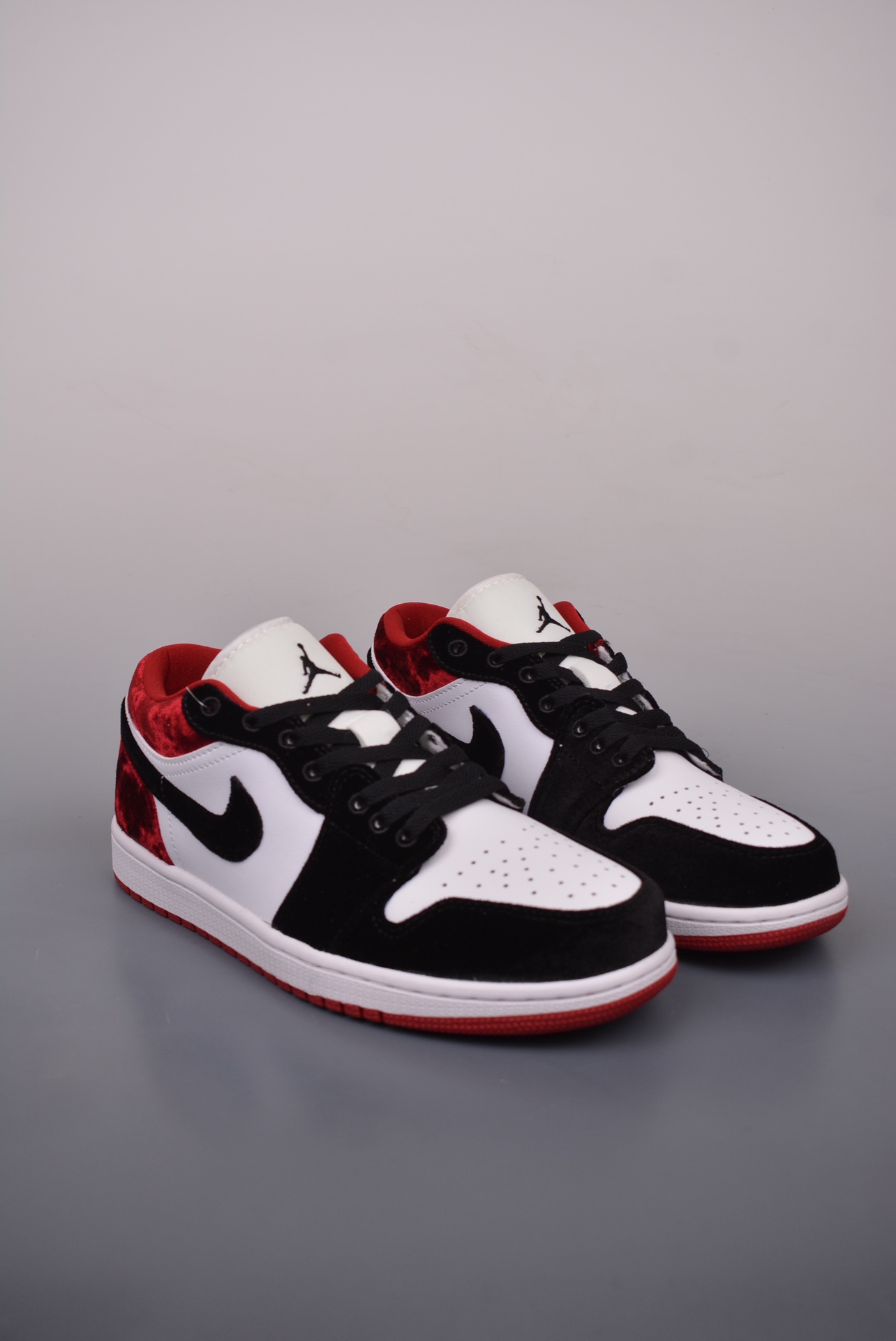 Air Jordan 1 Low Black Red Velvet FZ3242-001