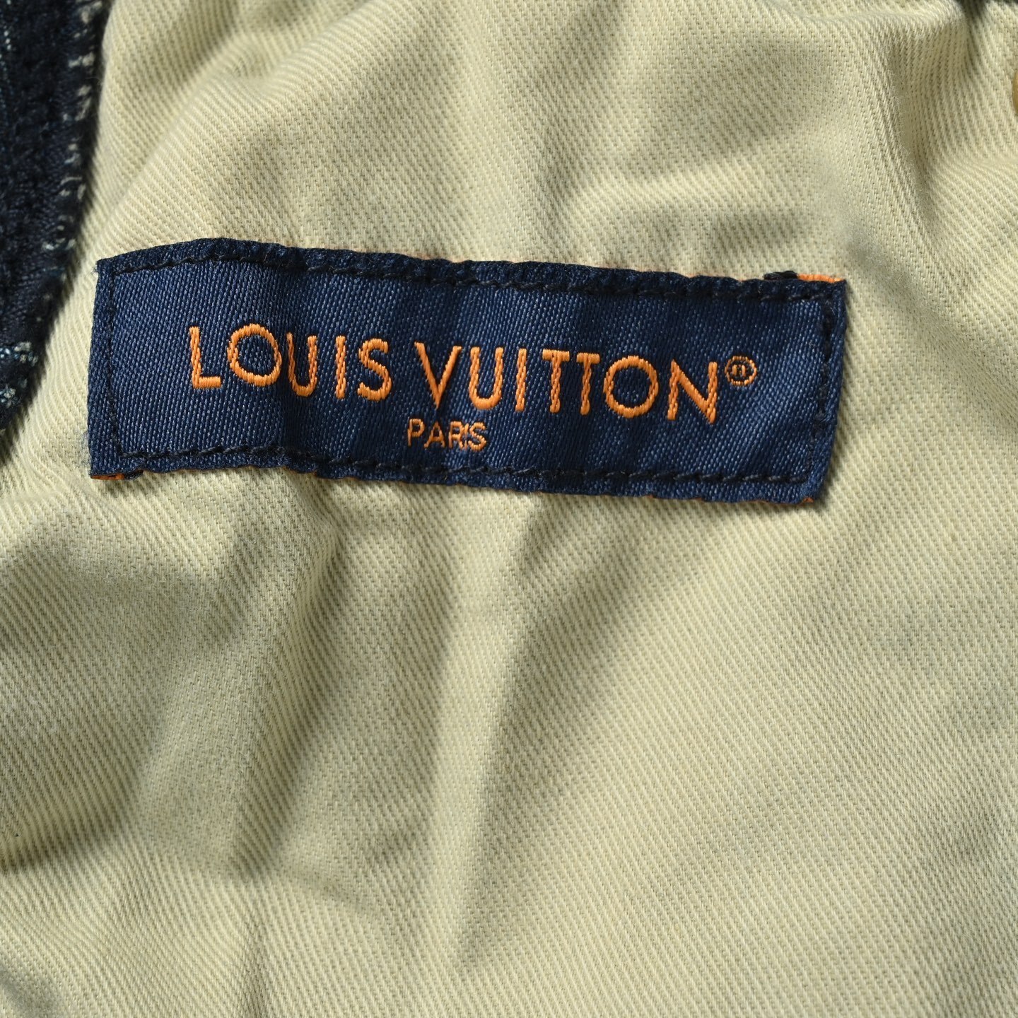 Louis Vuitton 25ss all-over monogram jacquard suit with denim shorts