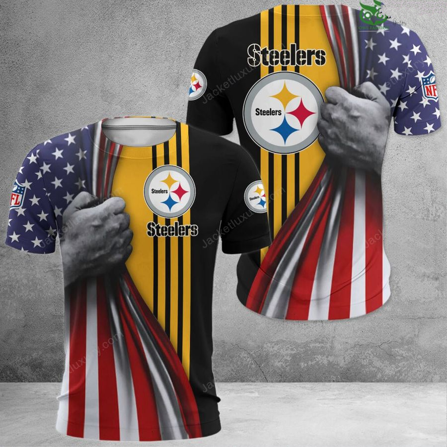 PITTSBURGH STEELERS 3D HOODIE SKULL0804