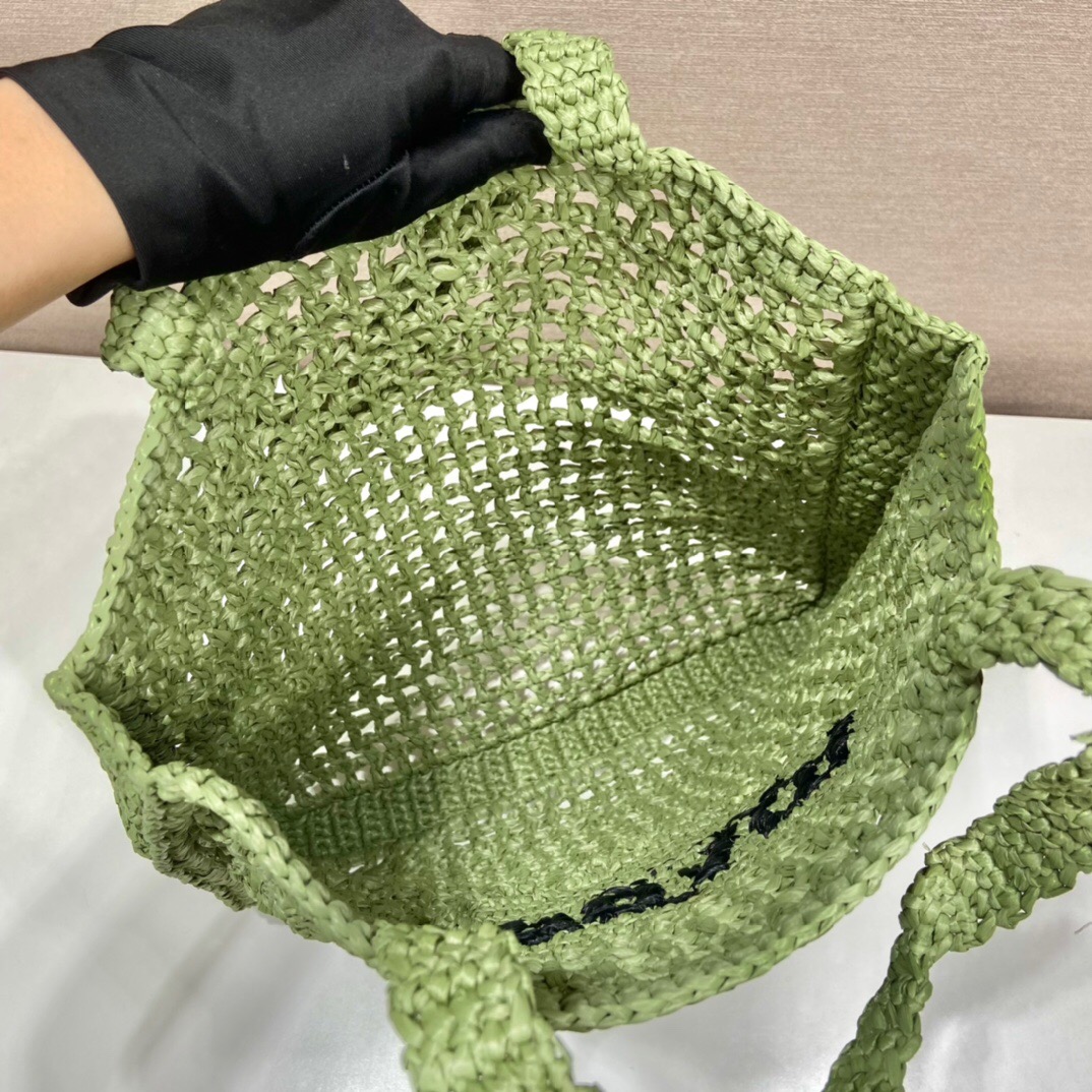 Prada Raffia Tote Bag 1BG393