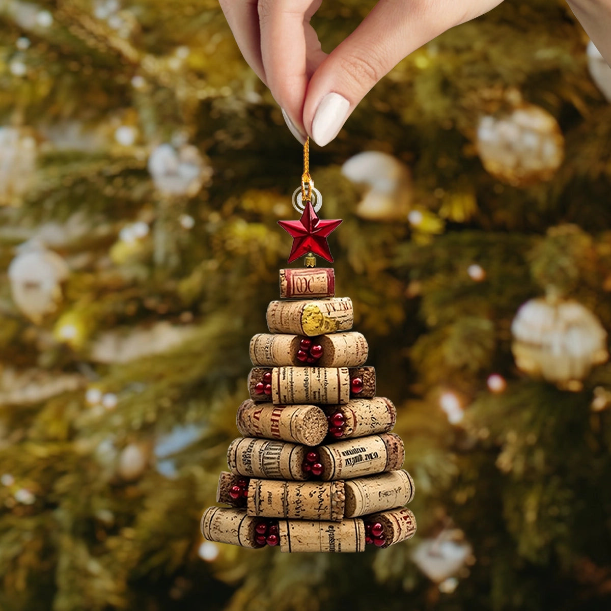 Cork Tree Wine Lover Ornament