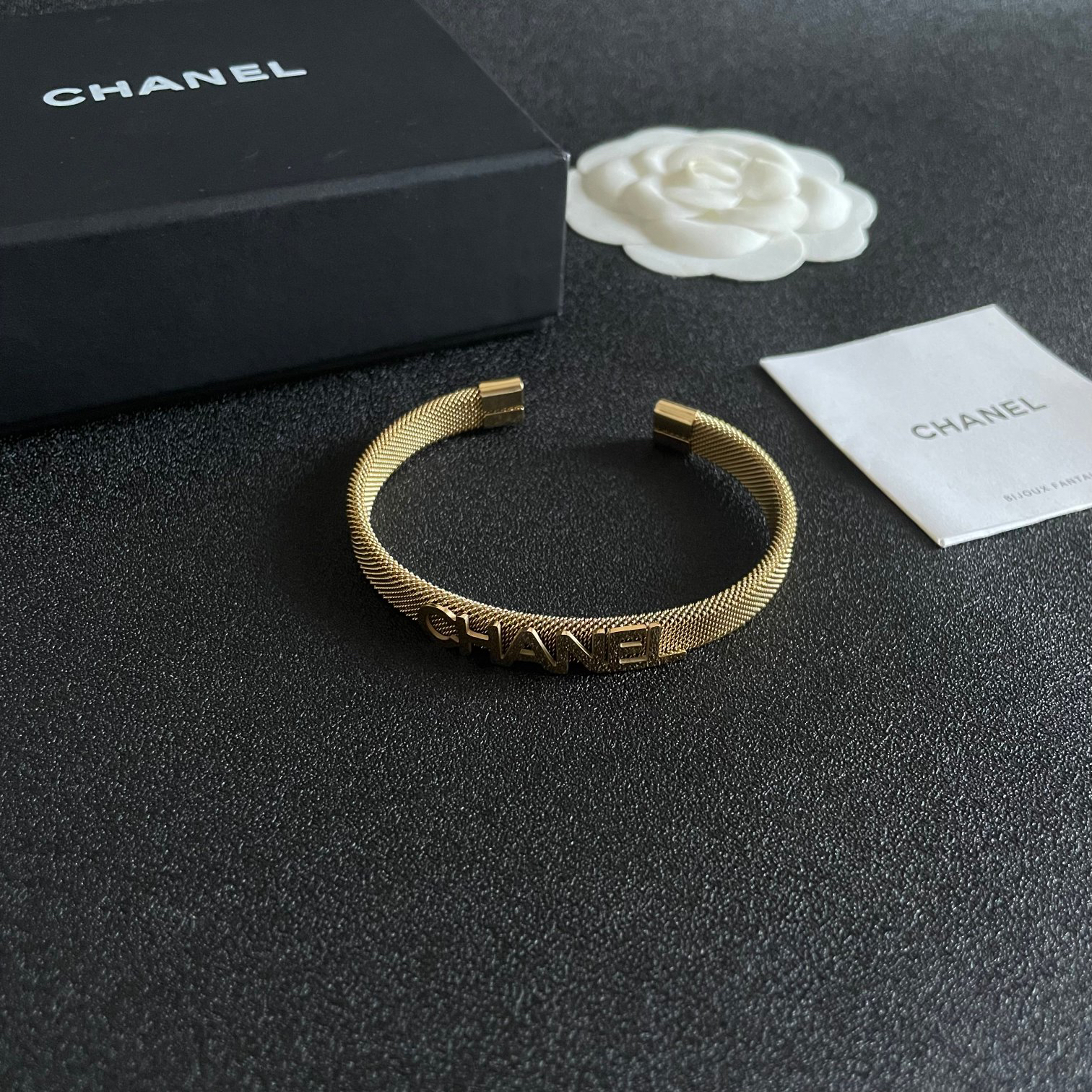 Chanel 3D Font Bracelet