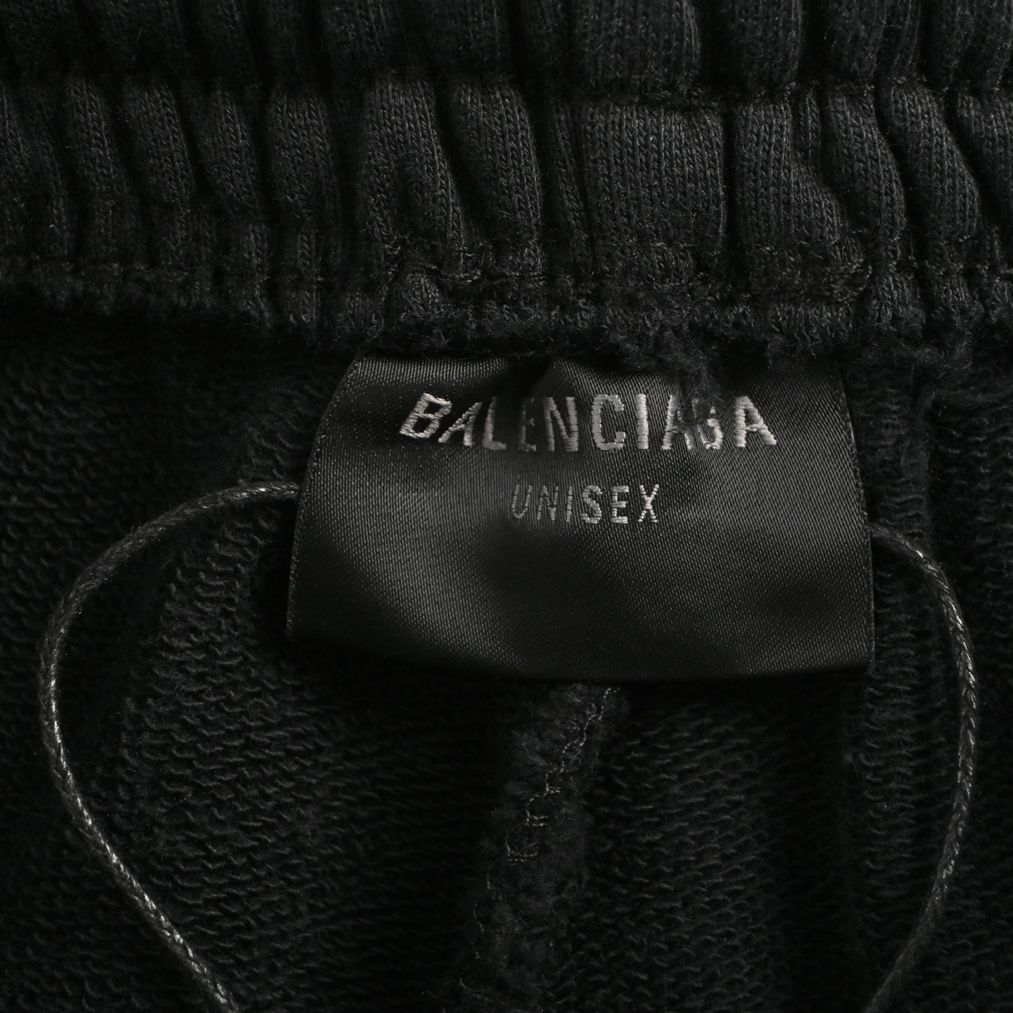 Balenciaga rhinestone logo shorts