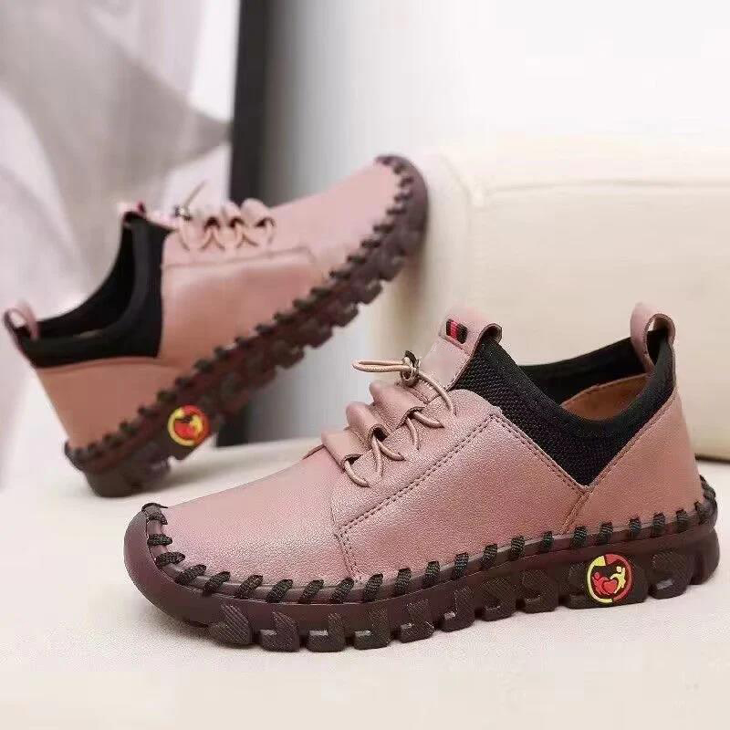 Winter Women's Designer Lace Up Leather Shoes