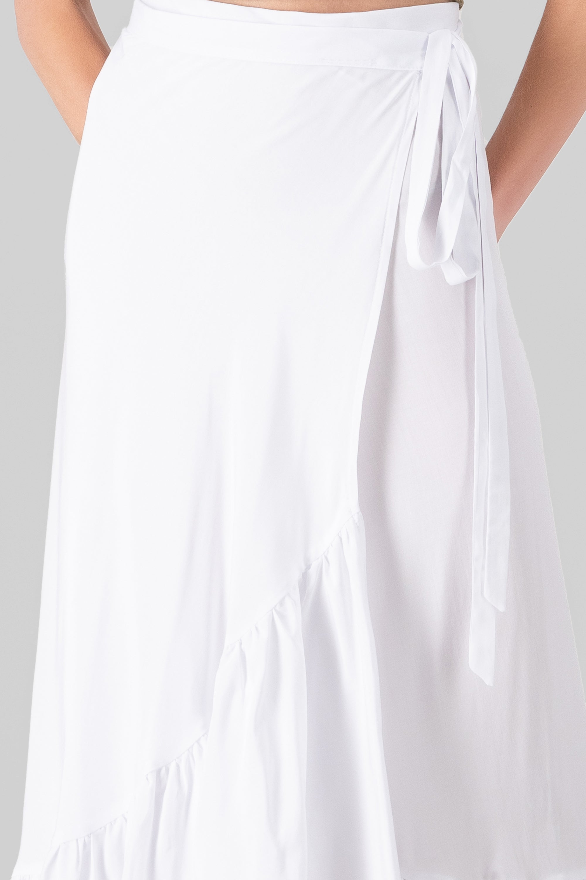 Ruffle Maxi Skirt