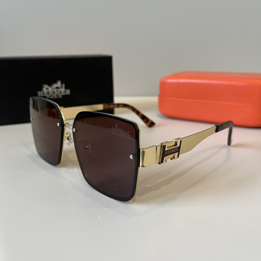 Hermes Square Frame Sunglasses