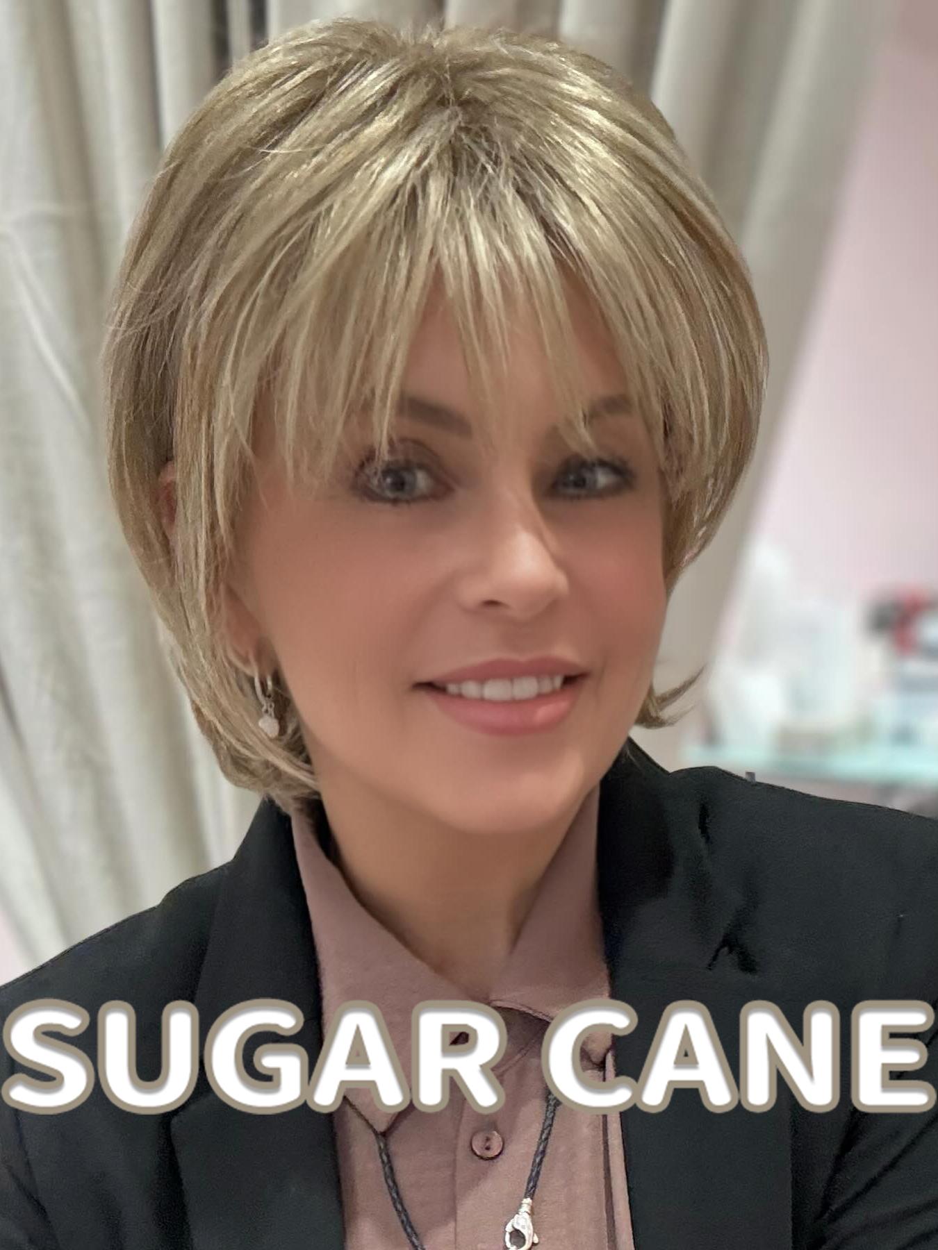 Layered Bob Wig With Soft Fringe