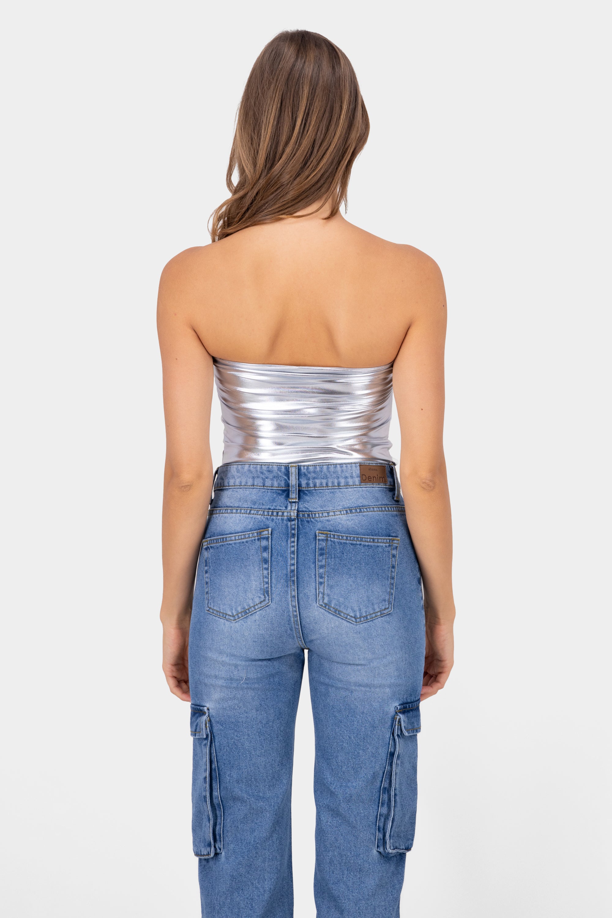 Matallic Tube Top