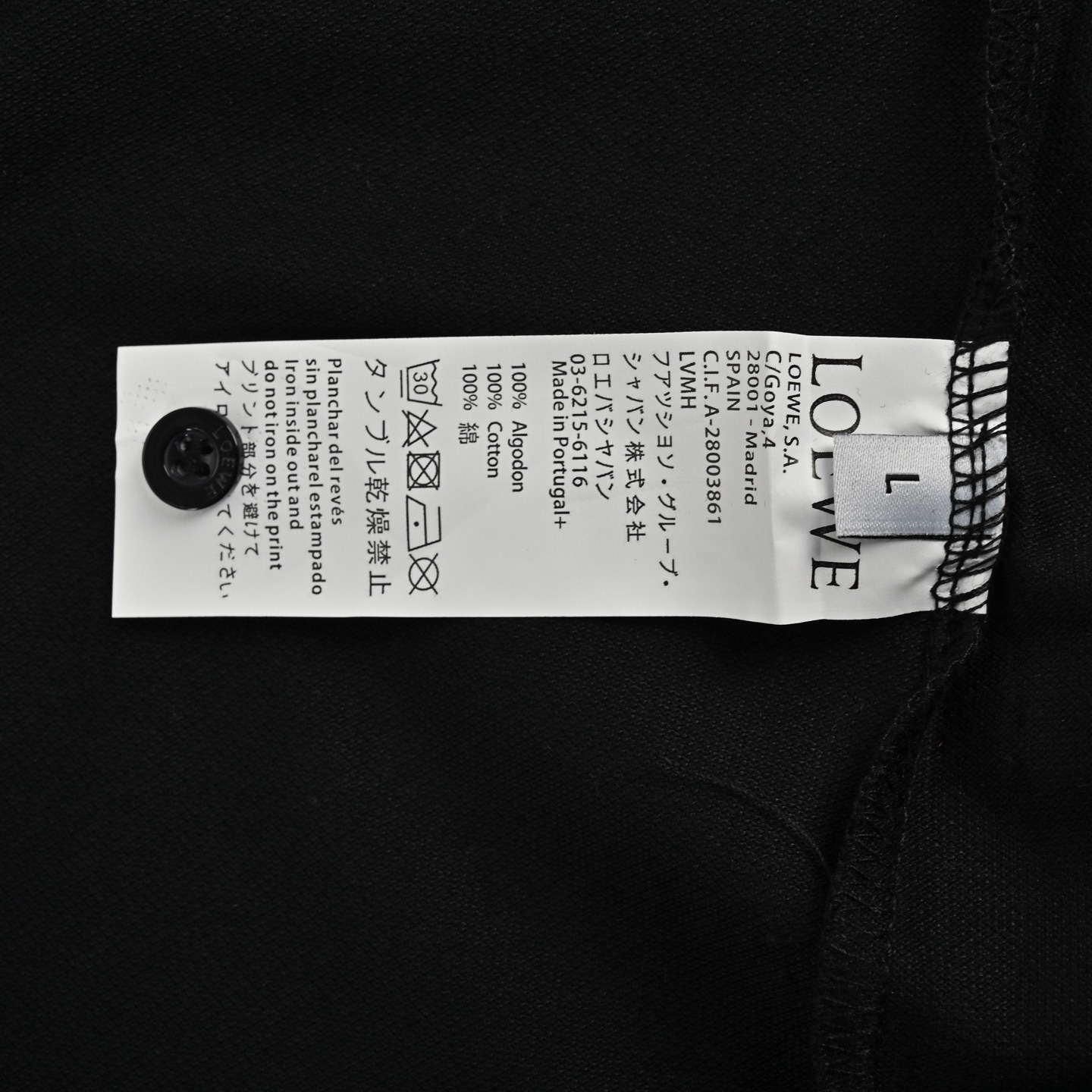 Loewe 25ss Pocket Colorful Embroidery Polo Short Sleeve