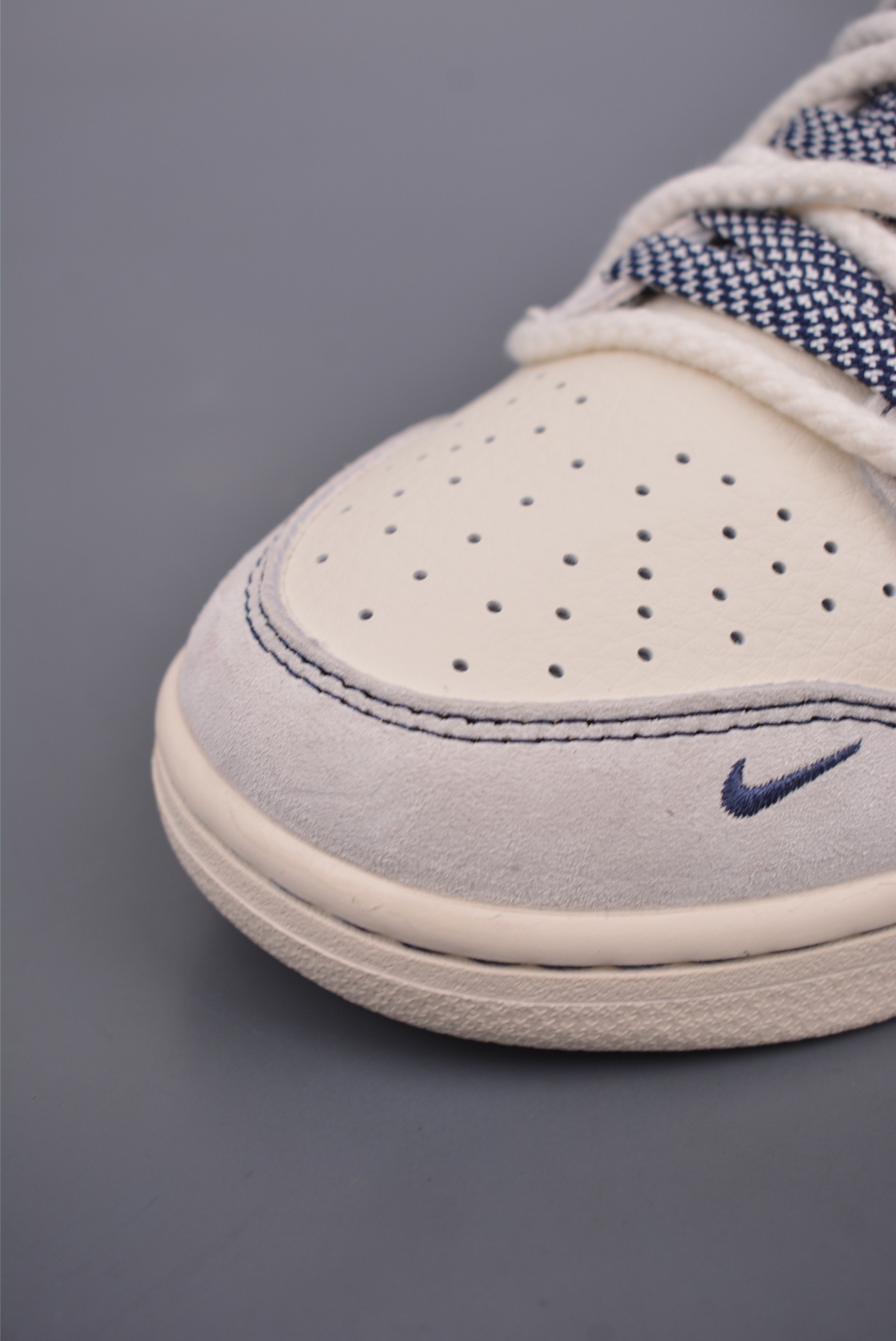 Supreme x Nike By You SB Dunk Low Retro SP Shoes Beige Blue YX5066-235