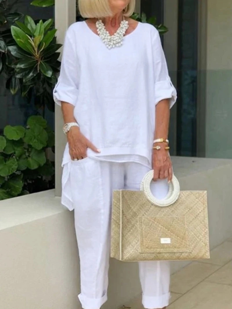 PLUS Cotton Linen Set