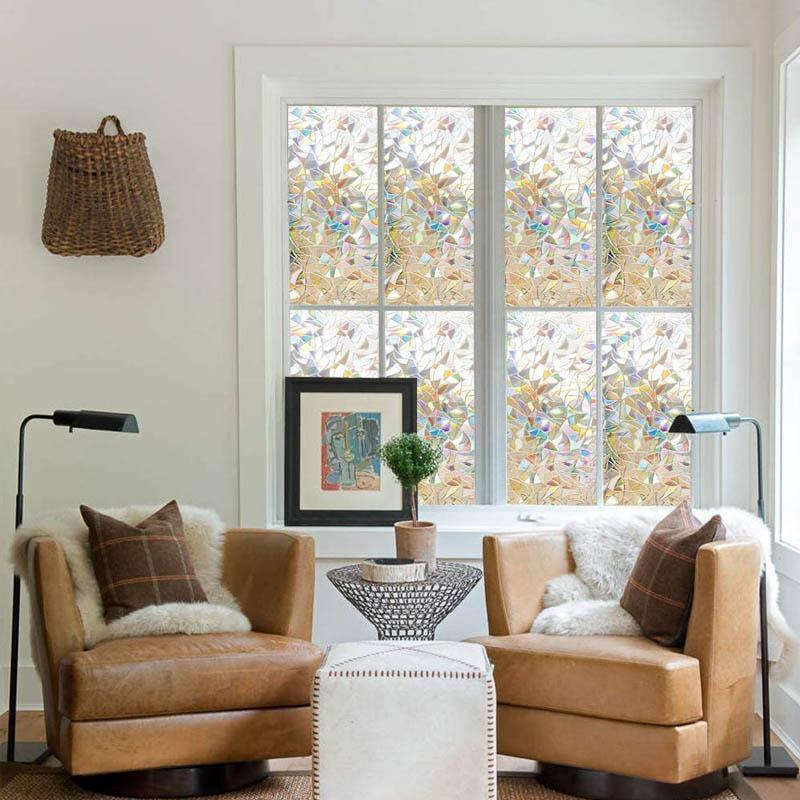 3D Rainbow Window Film，PVC refraction & No glue(🔥BUY 3 GET 1 FREE NOW &FREE SHIPPING)