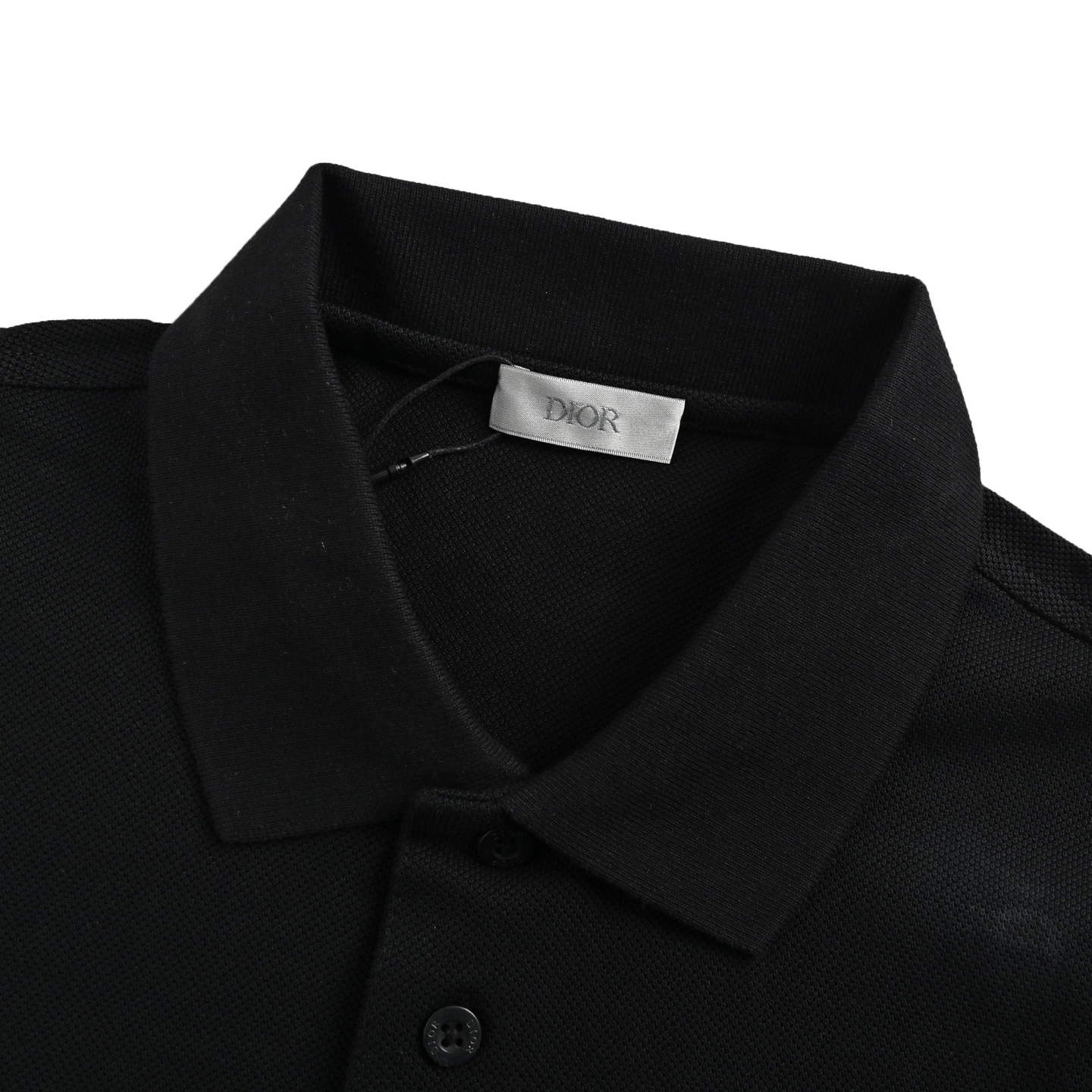 Dior 25ss signature letter embroidered Polo short sleeve