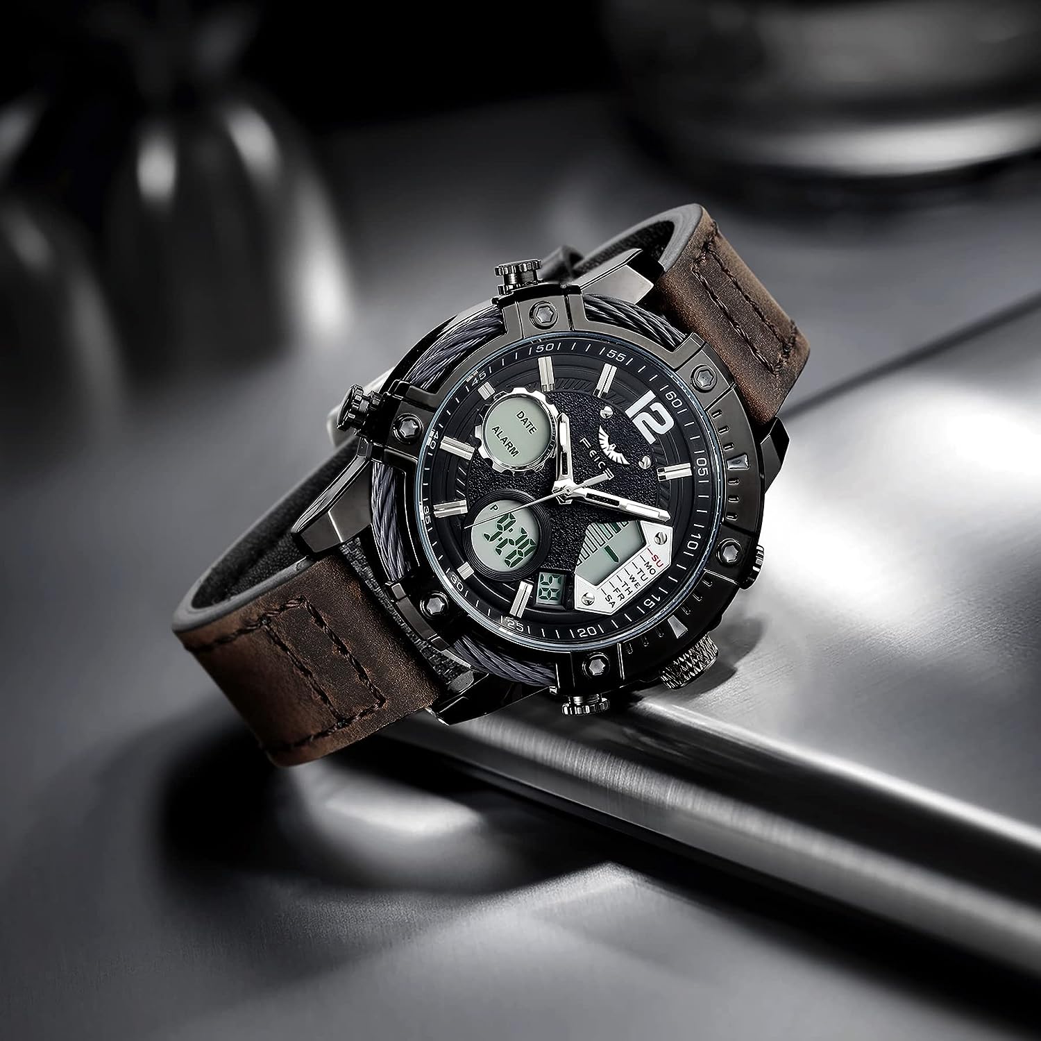 FK038 Luminescent Sports Watch FEICE Quartz Waterproof