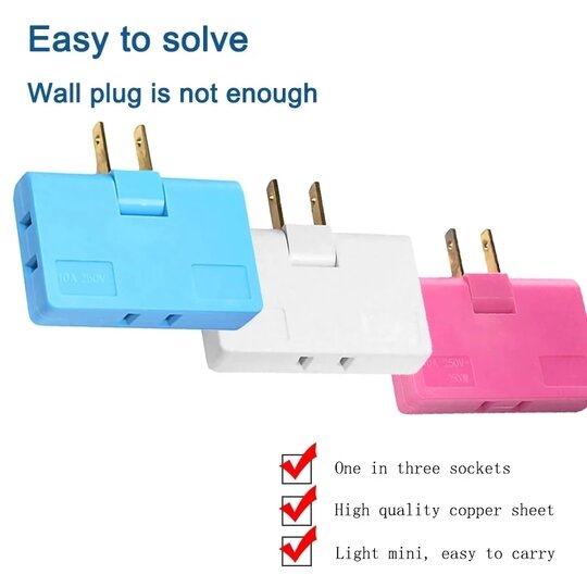 🔥48% OFF THIS HOUR🔥Rotatable Socket Converter