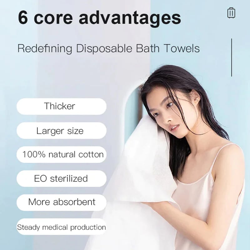 🔥48% OFF🔥Compressed Bath Towel BUY 2 GET 2 FREE (4PCS) )