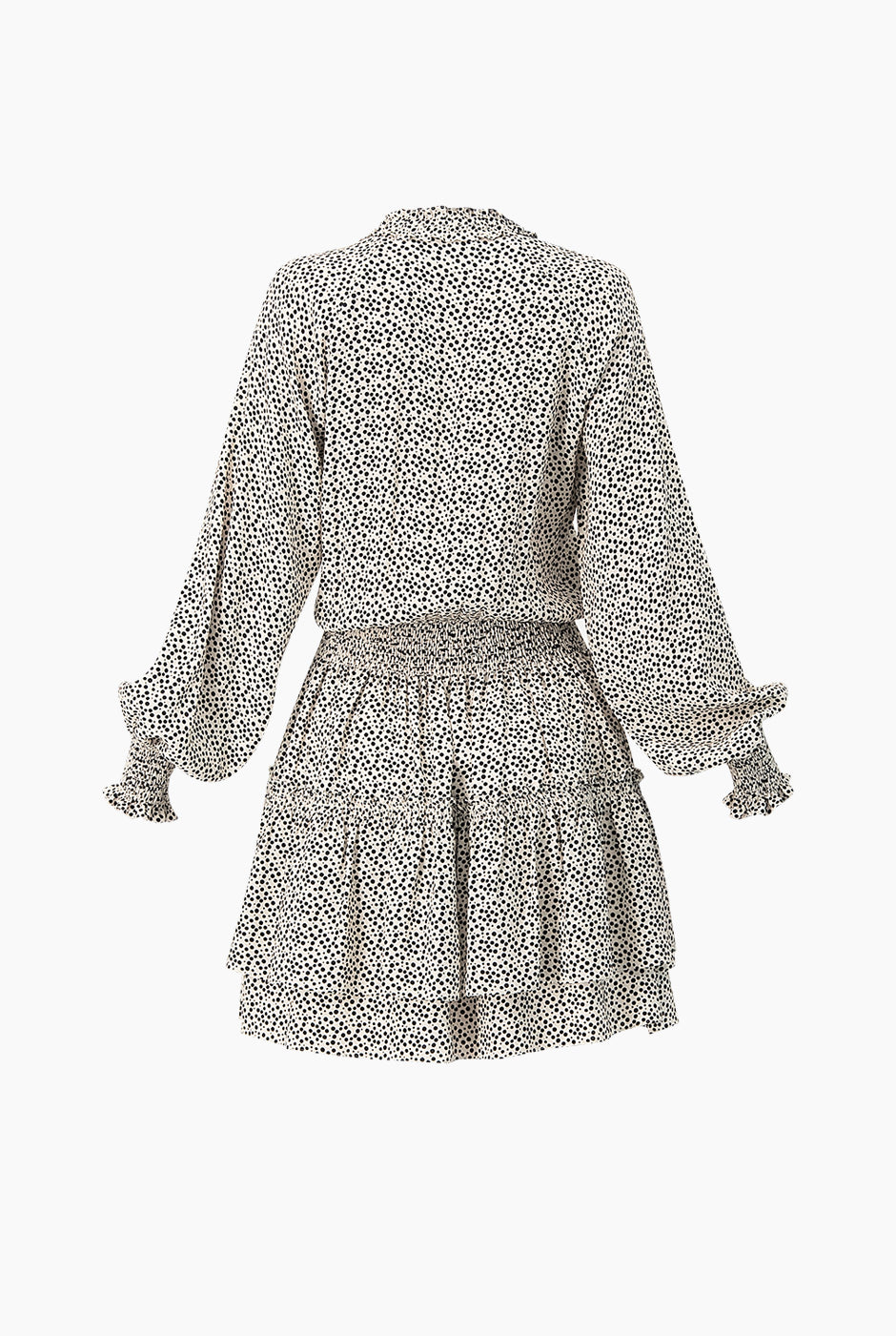 Vestido corto y escote en V