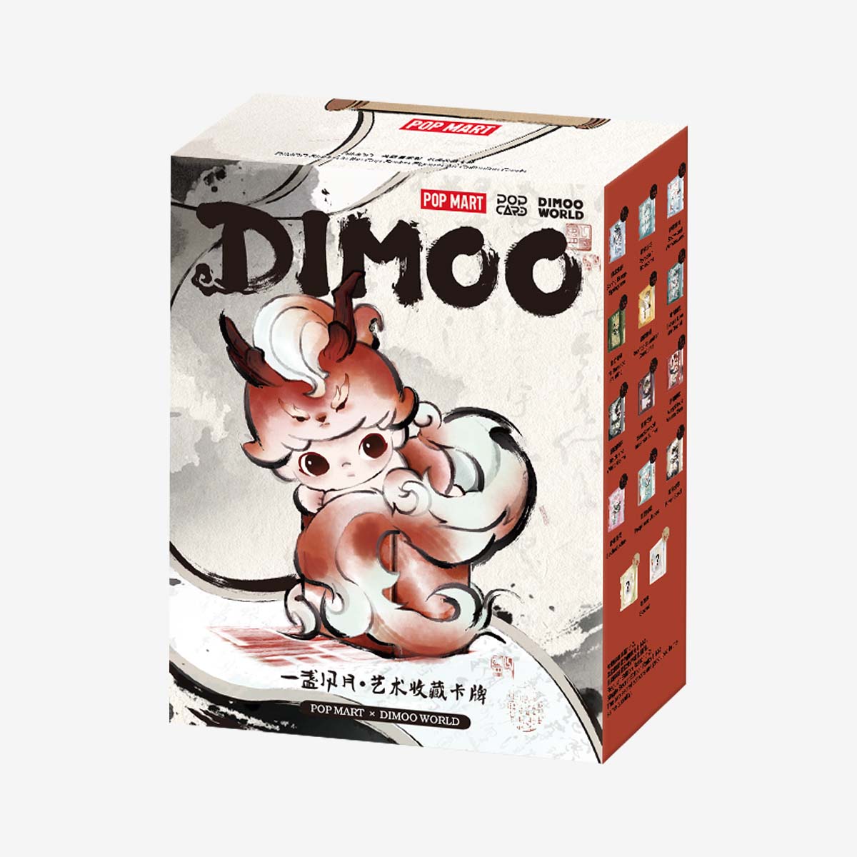 POP MART DIMOO Stories in the Cup Series Figures Art Collection Cards