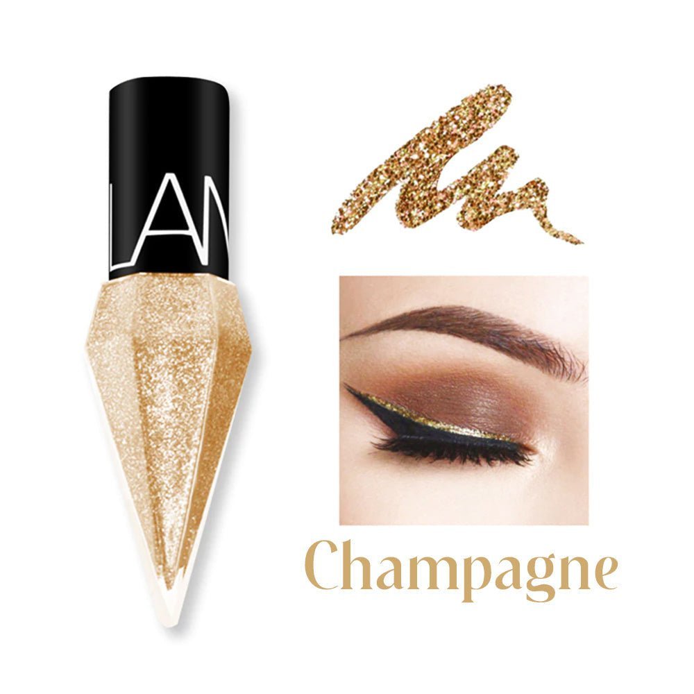 (💥Last Day Promotions-50% OFF)-Diamond Glow Sparkly Liquid Eyeliner-BUY 5 GET 10% OFF & FREE SHIPPING