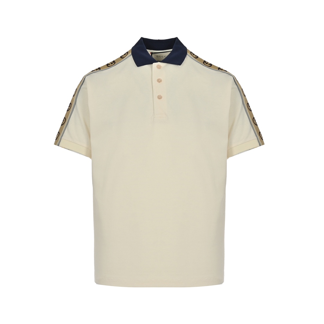 Gucci 20ss reflective webbing Polo short sleeve