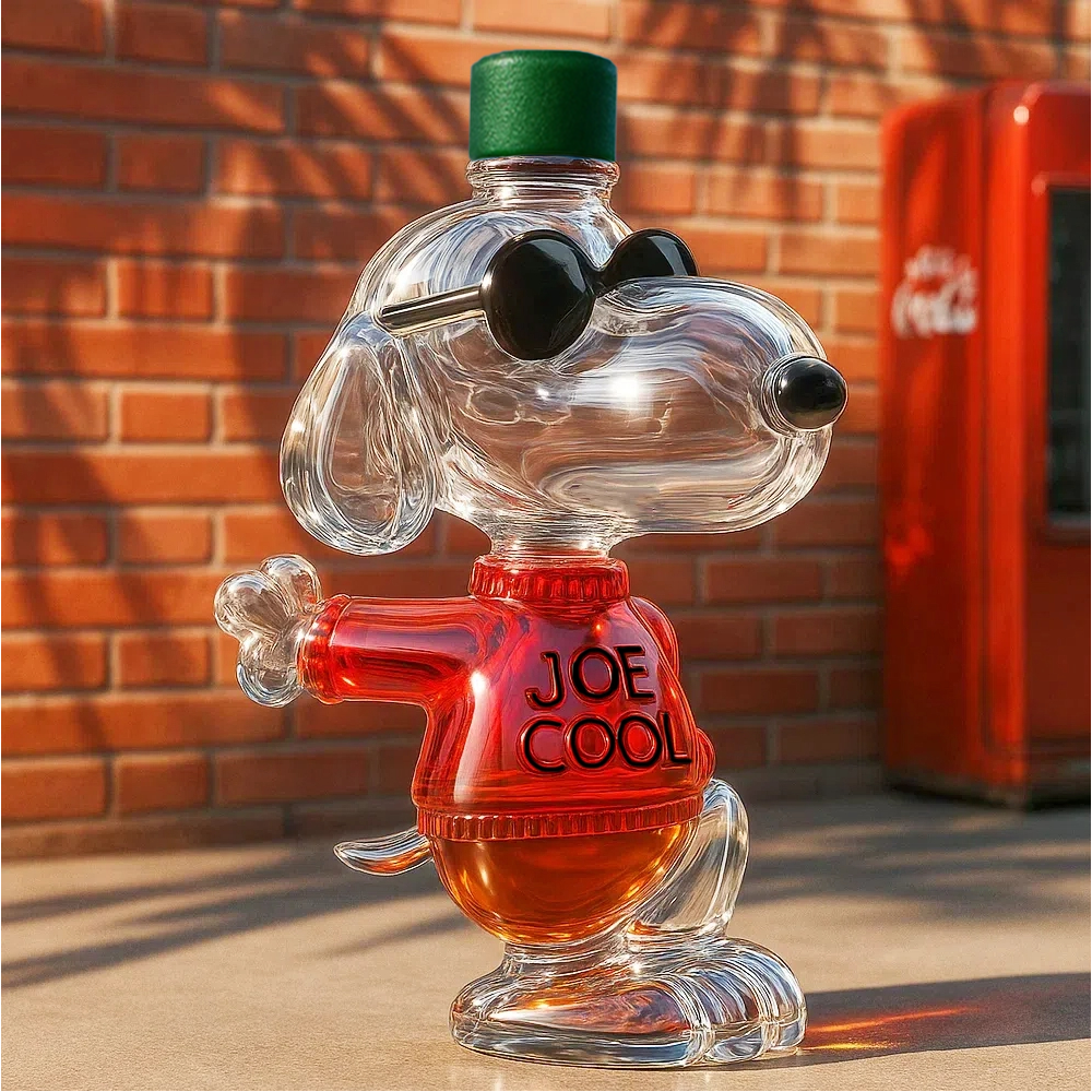 Snoopy Cool Joe Whisky Bottle