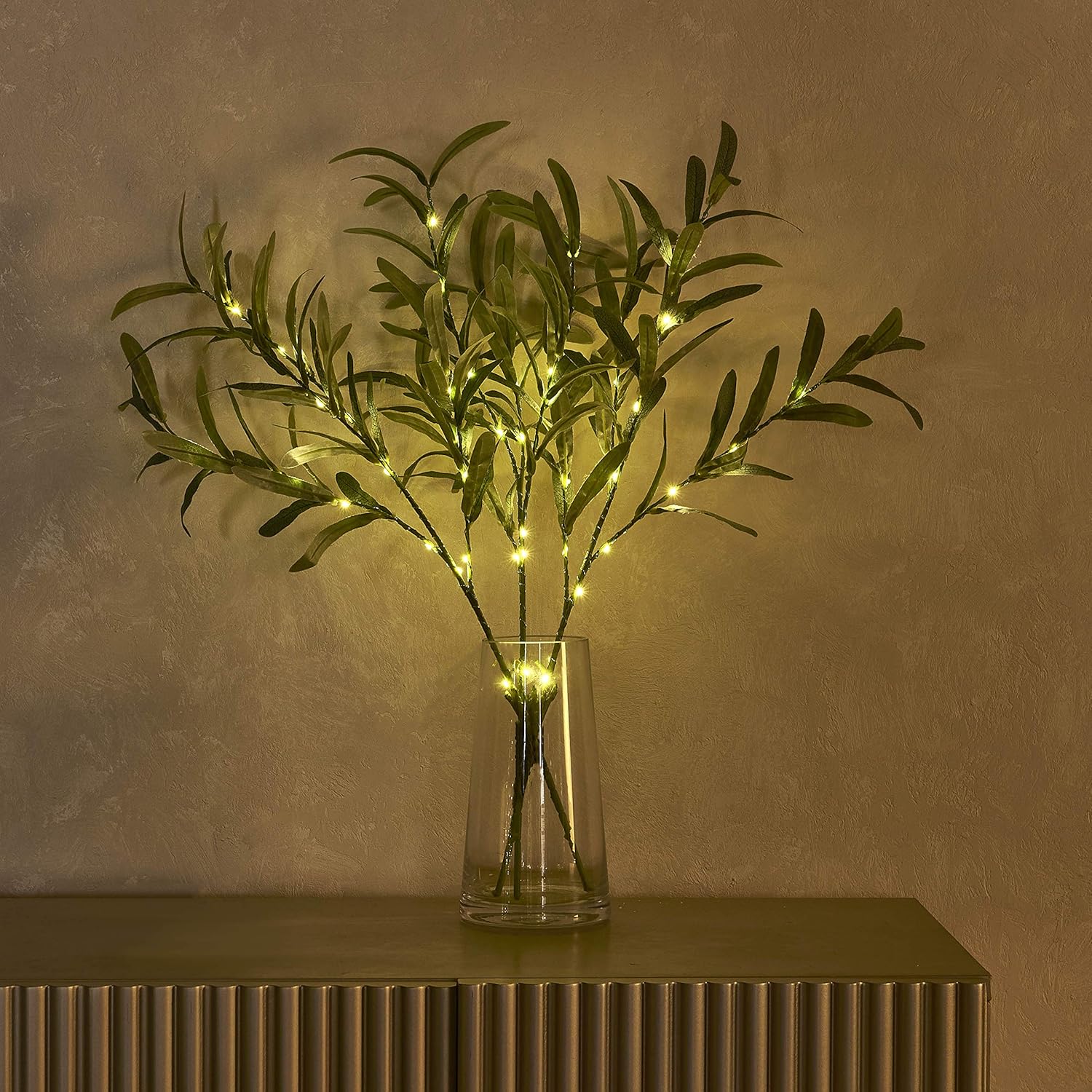 🔥On Sale🔥Lighted Olive Branches with Timer 24IN 45LED Battery Operated