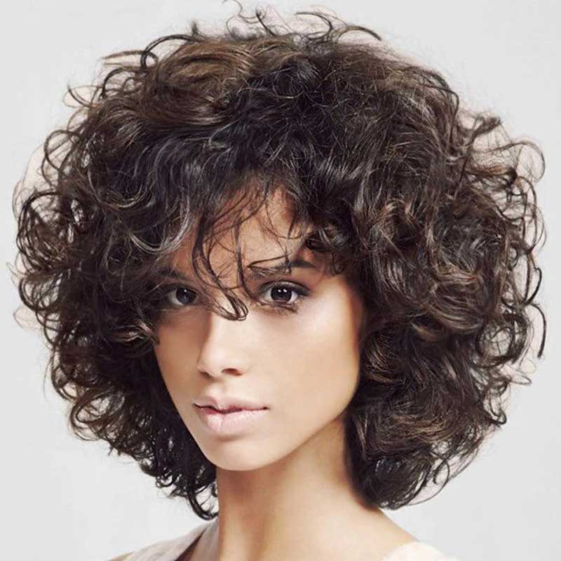 Luna Wig 101 Women Sensationnel Curly Layered Chin Length Soft Wig