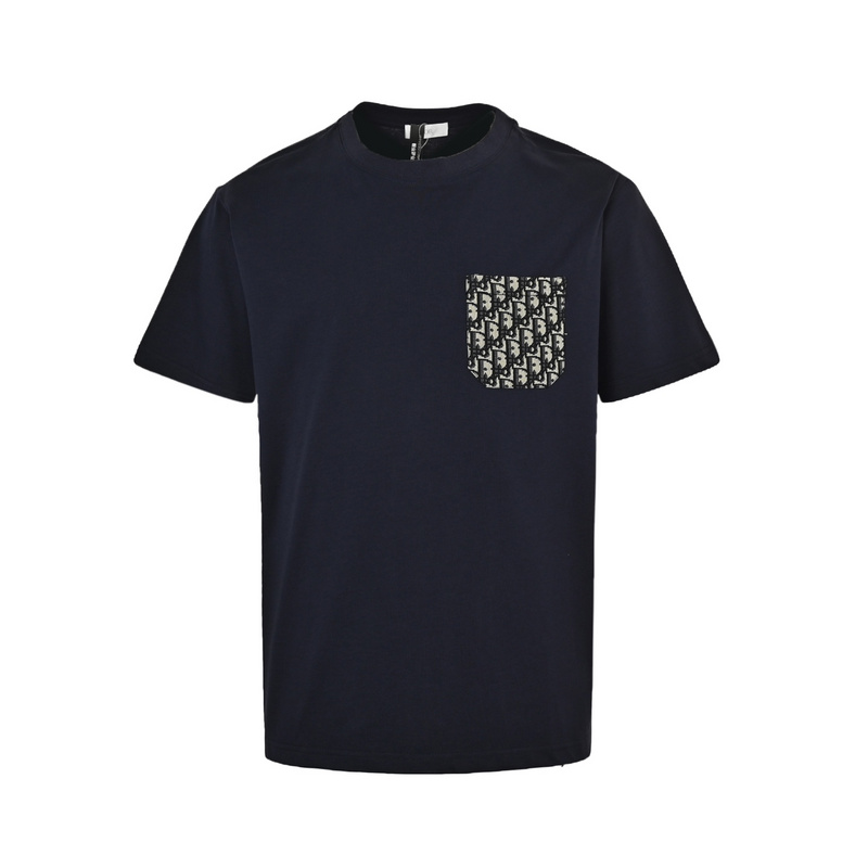 Dior 24ss monogram pocket back stitching short sleeve