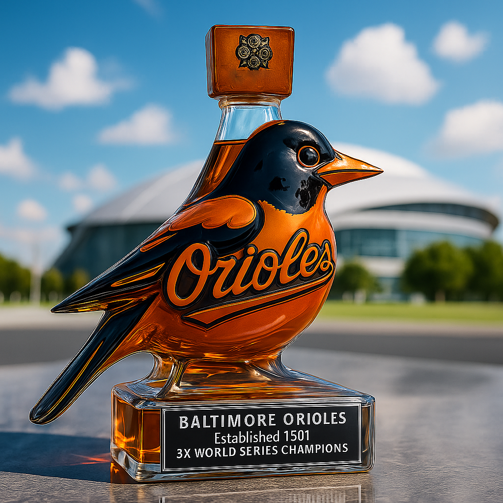 Baltimore Orioles Commemorative Whiskey Bottle