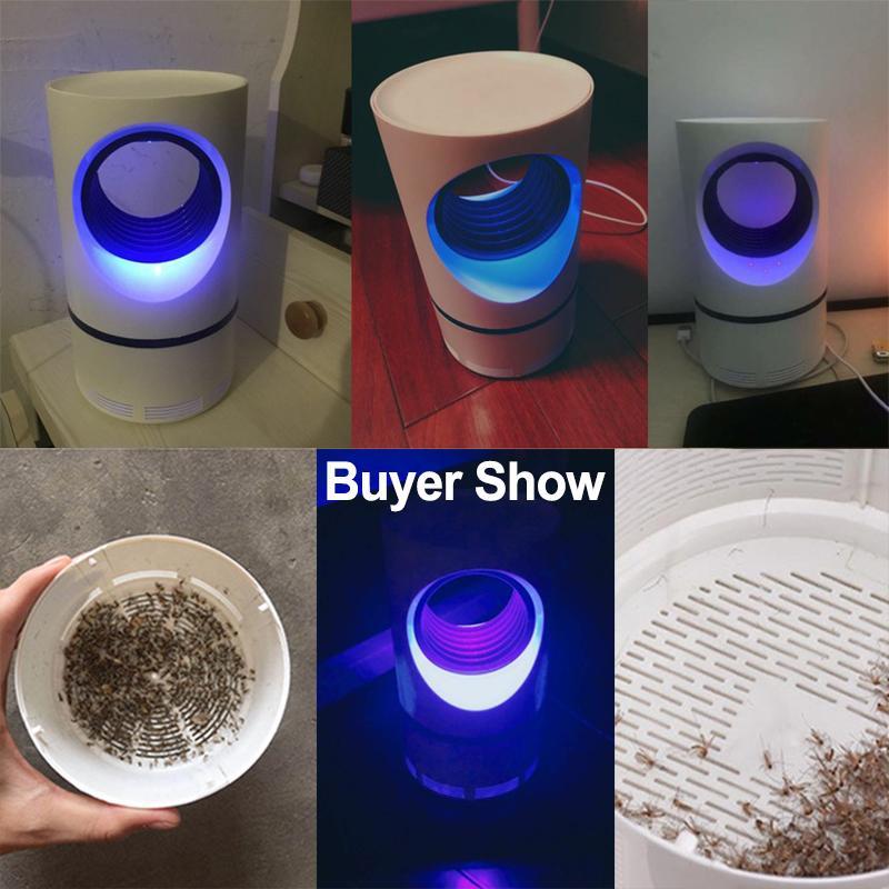 Mosquito And Flies Killer Trap - Suction Fan, No Zapper, Child Safe