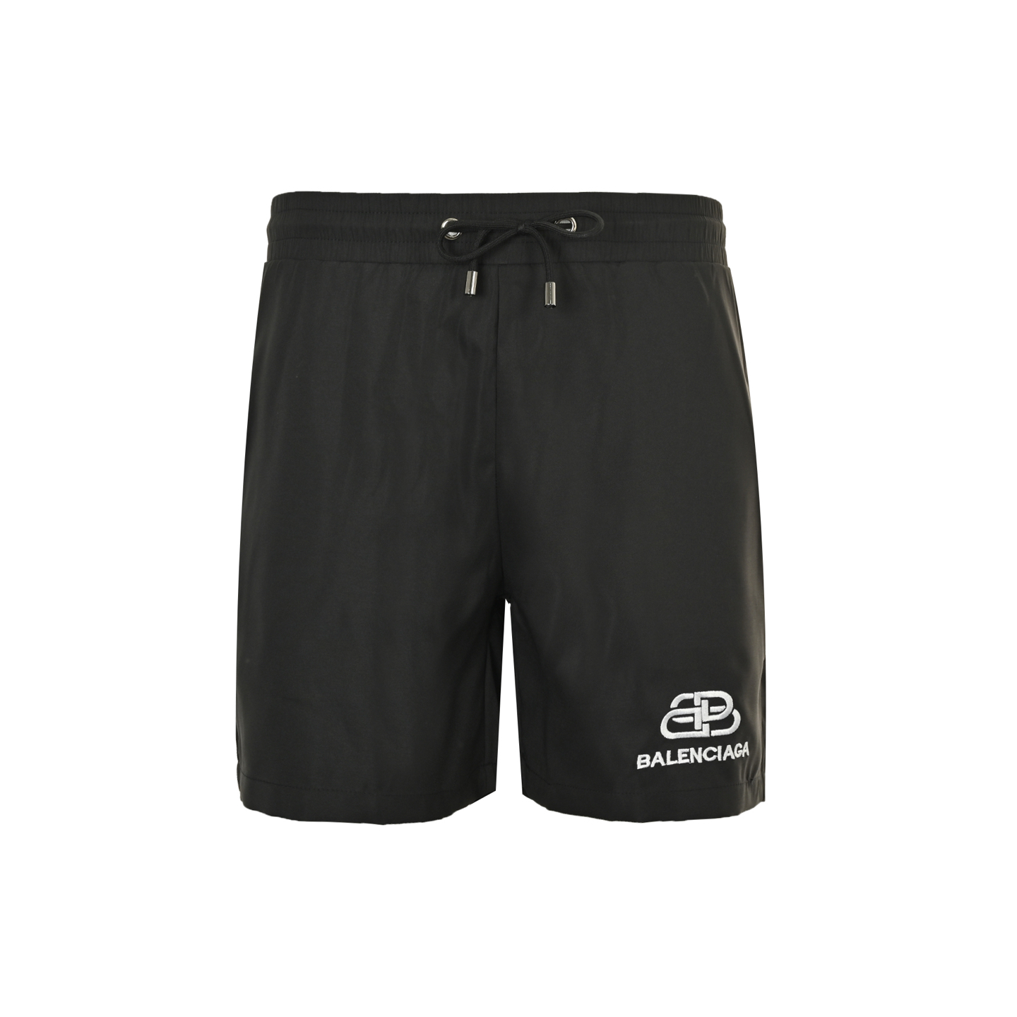 Balenciaga 25ss lock-embroidered beach shorts