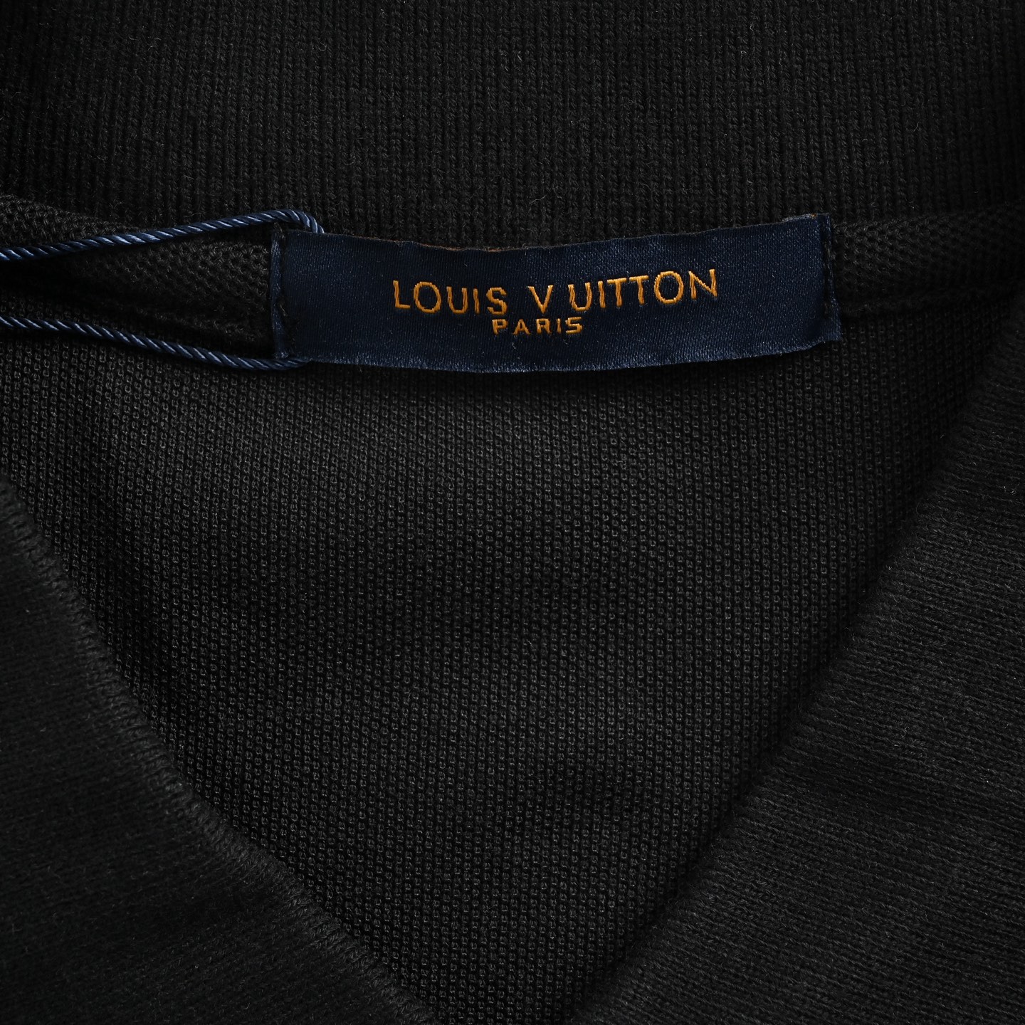Louis Vuitton 25ss lettering embroidered pin Polo short sleeve