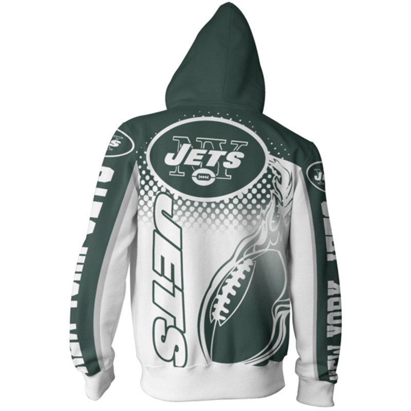 NEW YORK JETS 3D HOODIE NNYJ009