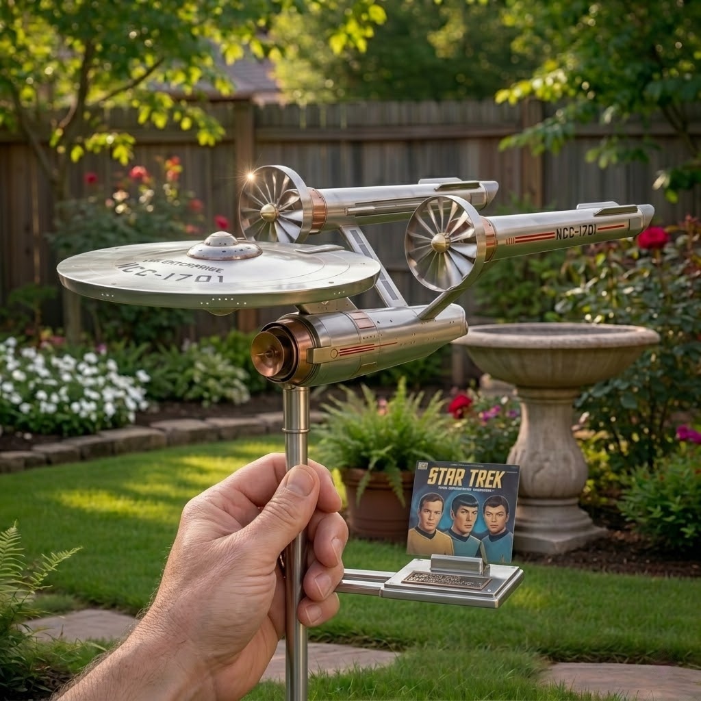 Star Trek USS Enterprise NCC-1701 Garden Wind Spinner