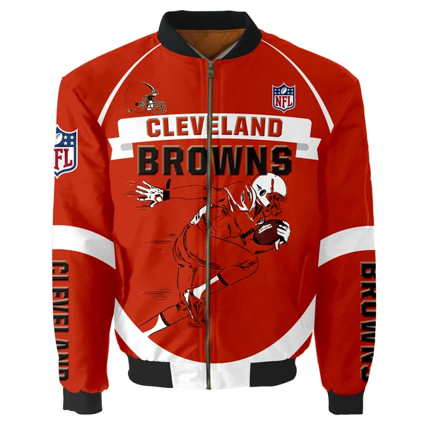 CLEVELAND BROWNS BOMBER JACKET